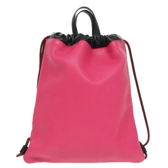 GUCCI Backpack Leather Pink 523586 Auth 95840V - Picture 3 of 15